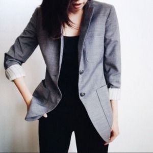 Aritzia Talula Exeter Boyfriend Blazer Size 4 Navy